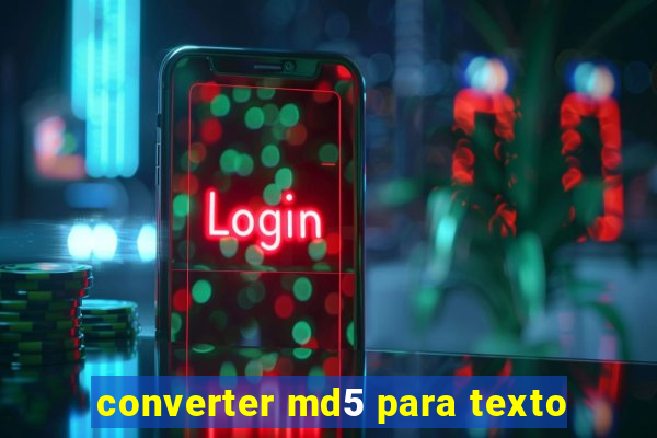 converter md5 para texto